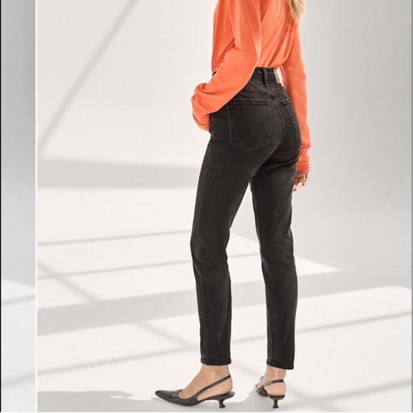 Denim Forum Yoko High Rise Slim, Black - Picture 2 of 7